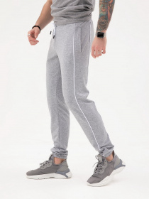 Штаны спортивные ISSA Plus модель SG-12_светло-серый Фото