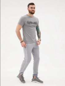 Штаны спортивные ISSA Plus модель SG-12_светло-серый Фото