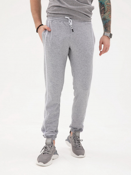 Штани спортивні ISSA Plus модель SG-12_светло-серый Фото