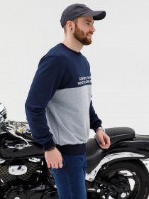 Свитшот ISSA Plus модель GN-427_синий Фото