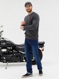 Світшот ISSA Plus модель SG-10_темно-серый Фото