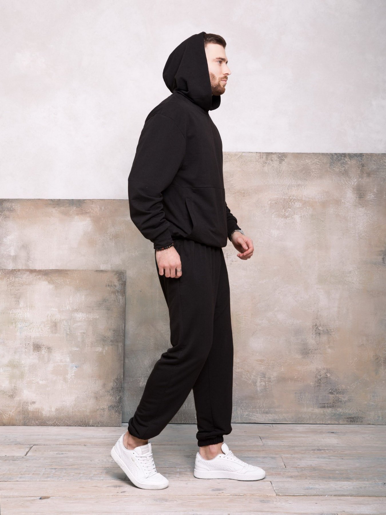 Спортивний костюм ISSA Plus модель GN-418_черный Фото