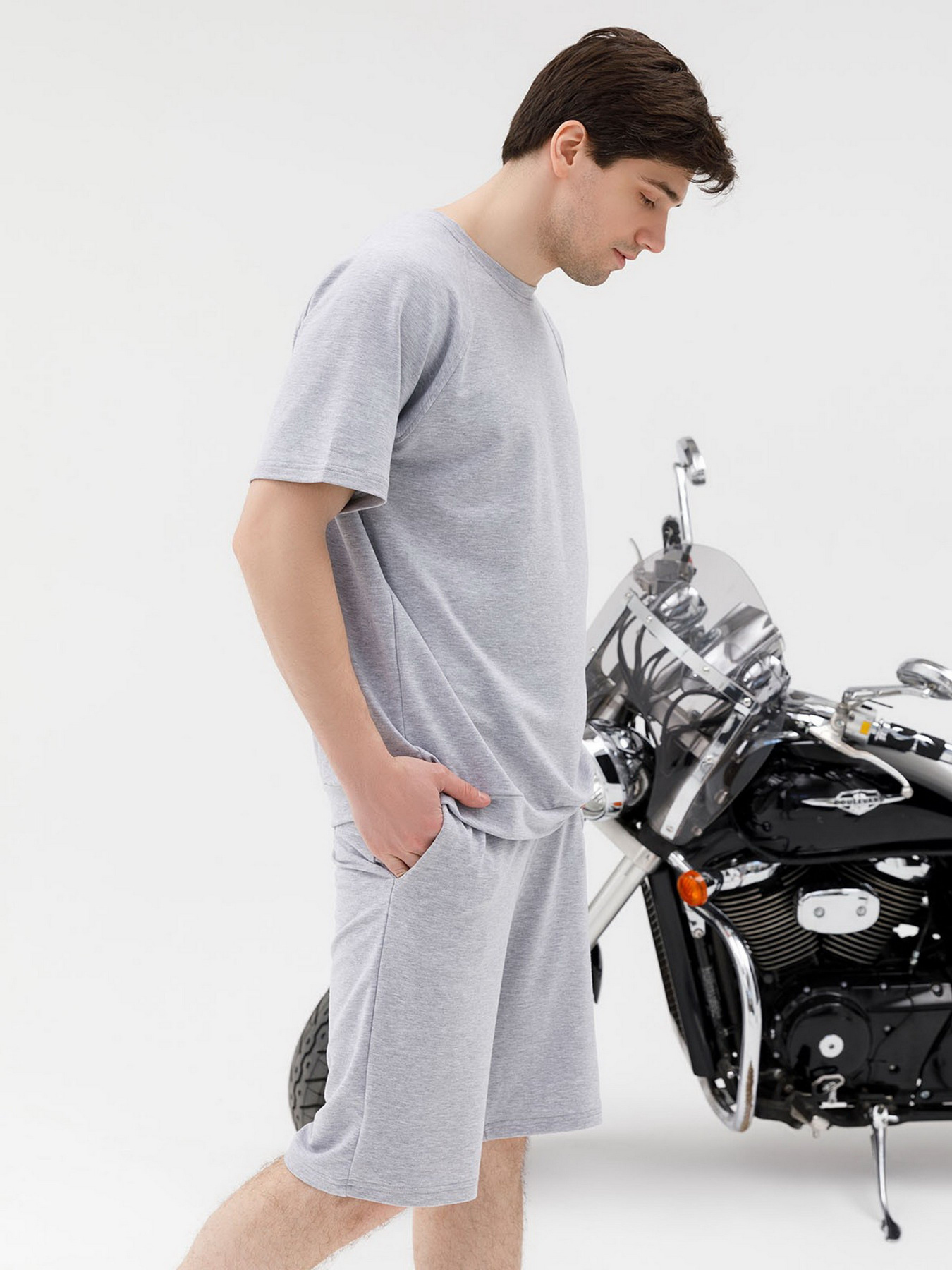 Спортивний комплект ISSA Plus модель GN-425_светло-серый Спортивний комплект ISSA Plus модель GN-425_светло-серый Фото