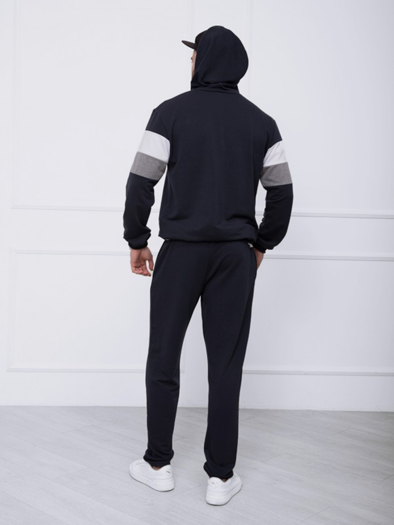 Спортивный костюм ISSA Plus модель GN-415_темно-синий Фото