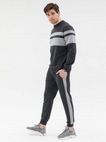 Спортивный костюм ISSA Plus модель GN-428_темно-серый Фото