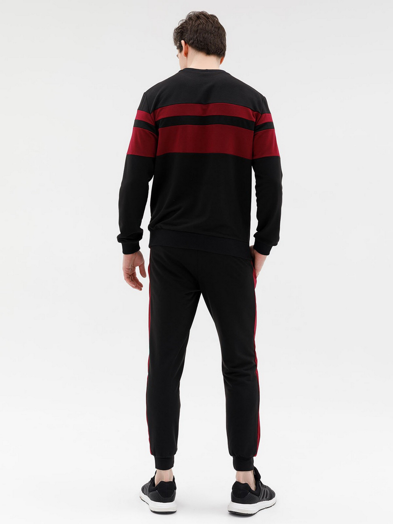 Спортивний костюм ISSA Plus модель GN-428_черный Фото