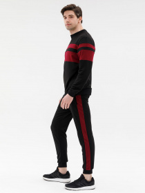 Спортивний костюм ISSA Plus модель GN-428_черный Фото