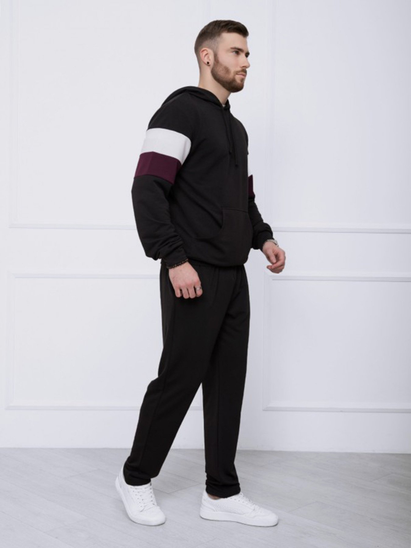 Спортивний костюм ISSA Plus модель GN-415_черный Фото