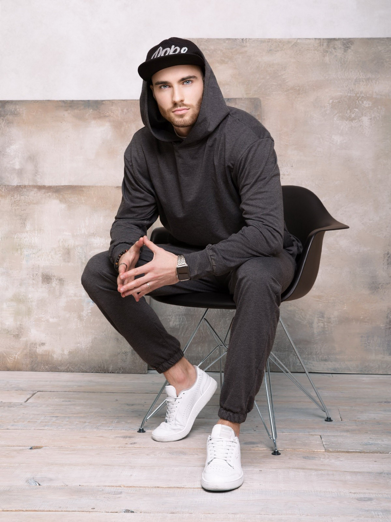 Спортивний костюм ISSA Plus модель GN-418_темно-серый Фото