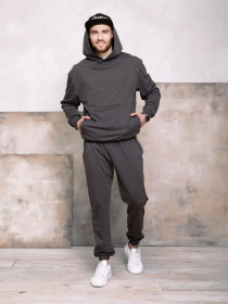 Спортивний костюм ISSA Plus модель GN-418_темно-серый Фото