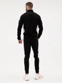 Спортивный костюм ISSA Plus модель SG-15_черный/белый Фото