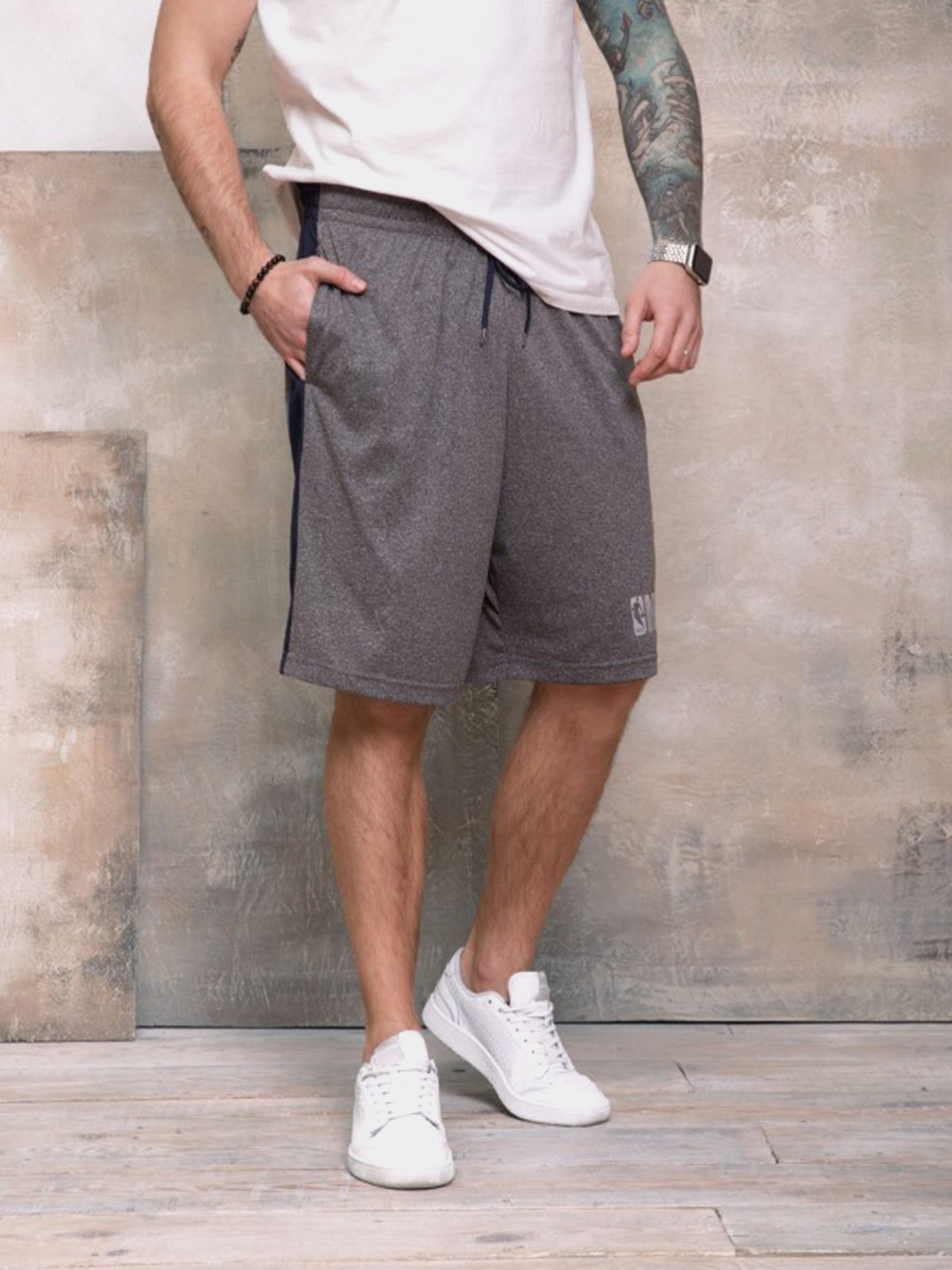 Шорты ISSA Plus модель GN3-06_серый Фото