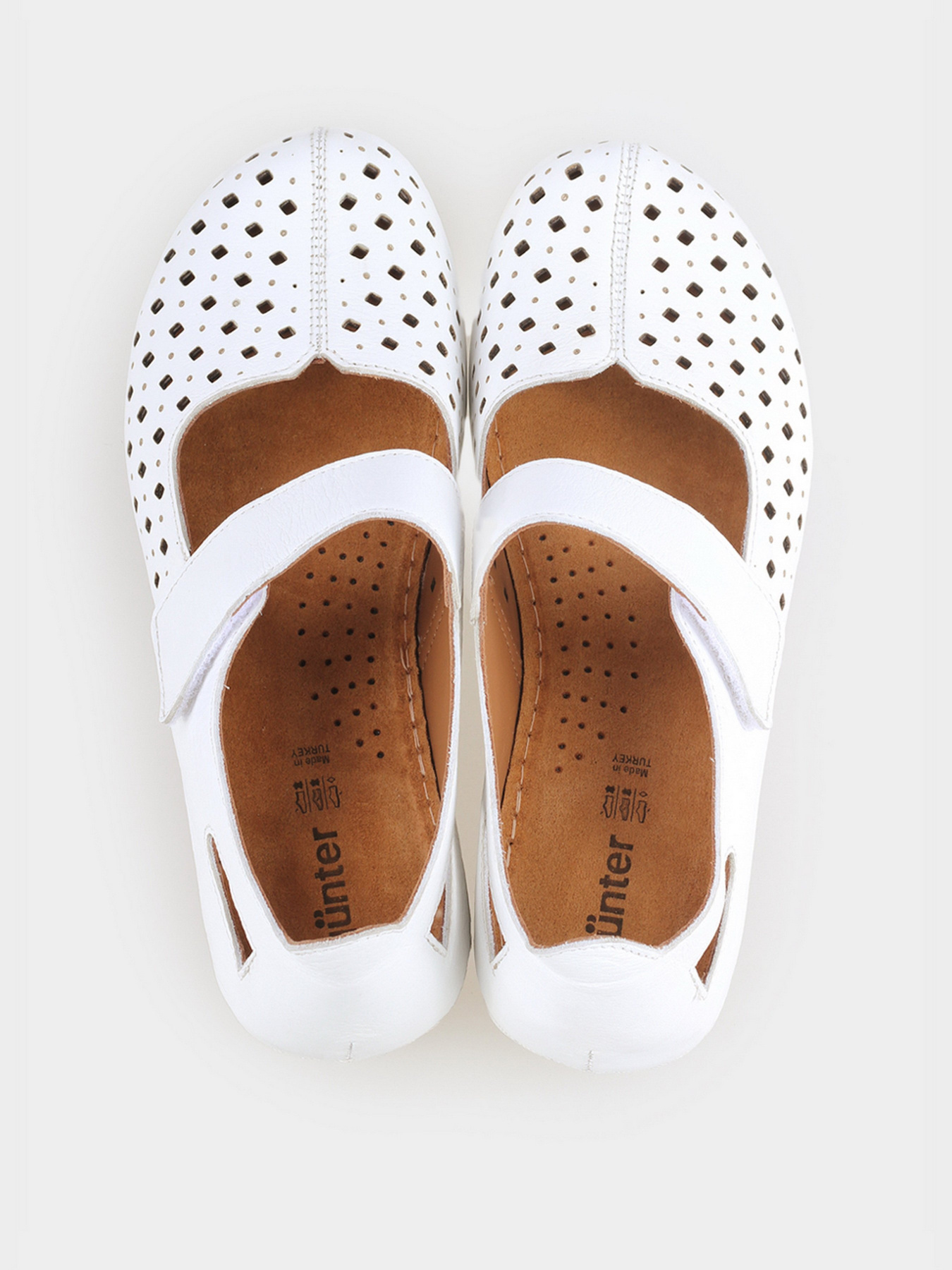 Балетки Gunter модель 420475-2022-WH Фото