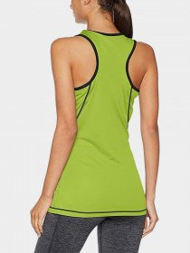 Майка спортивная Gregster модель 12187_салатовий з чорним Фото