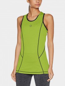 Майка спортивная Gregster модель 12187_салатовий з чорним Фото
