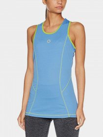 Майка спортивная Gregster модель 12187_синій з салатовим Фото