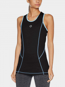 Майка спортивная Gregster модель 12187_чорний з синім Фото