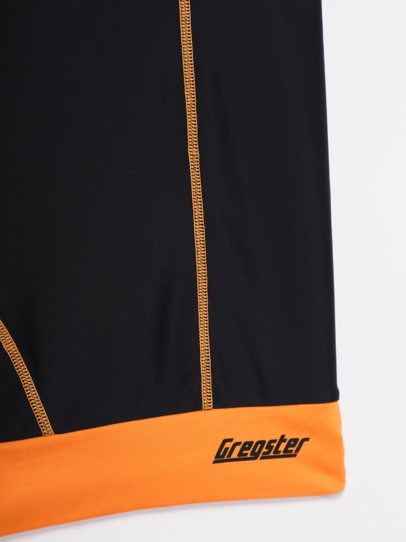 Шорты Gregster модель 12198_чорний з помаранчевим Фото