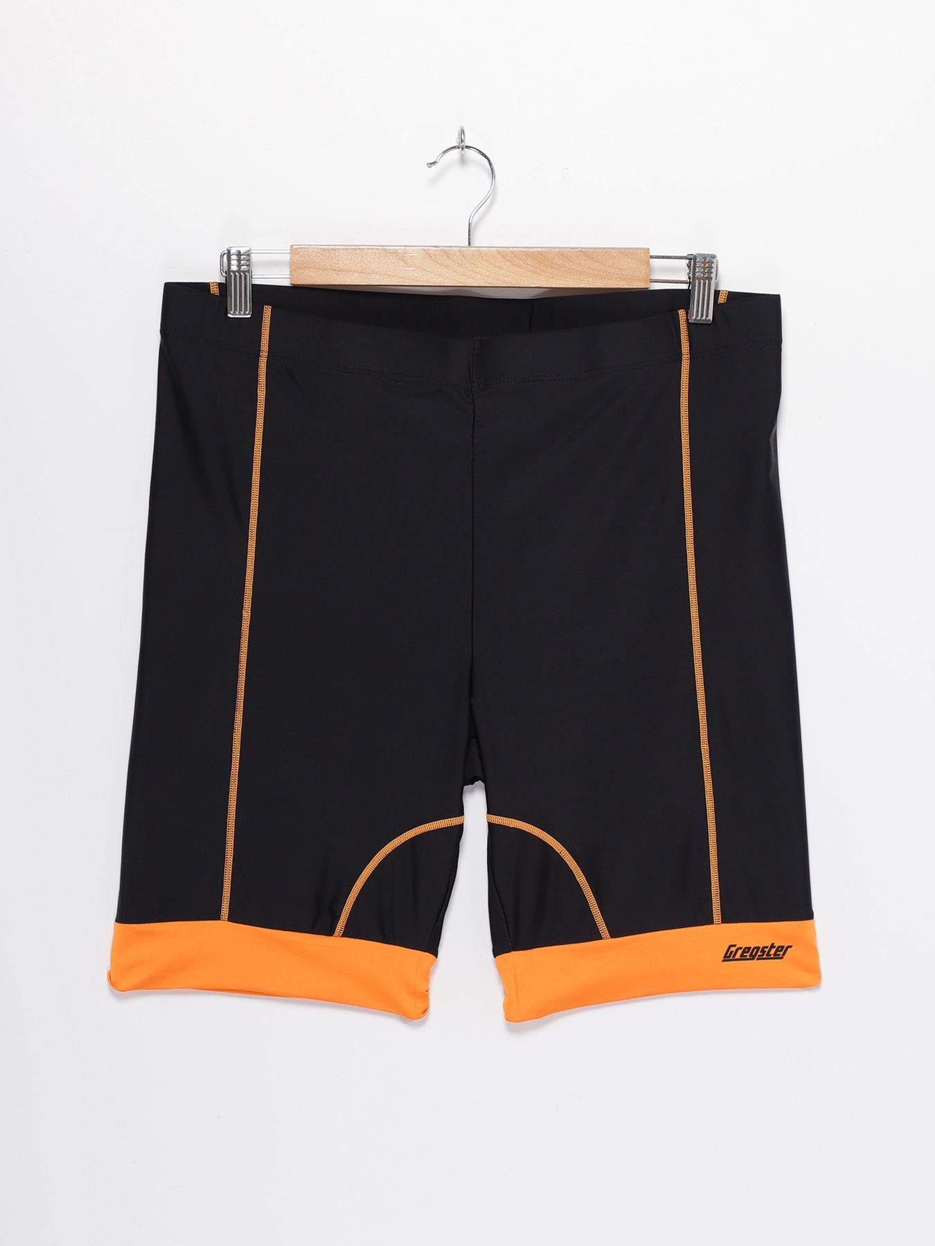Шорты Gregster модель 12198_чорний з помаранчевим Фото