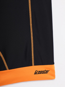 Шорты Gregster модель 12198_чорний з помаранчевим Фото