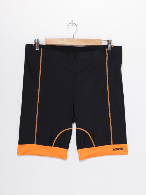 Шорты Gregster модель 12198_чорний з помаранчевим Фото