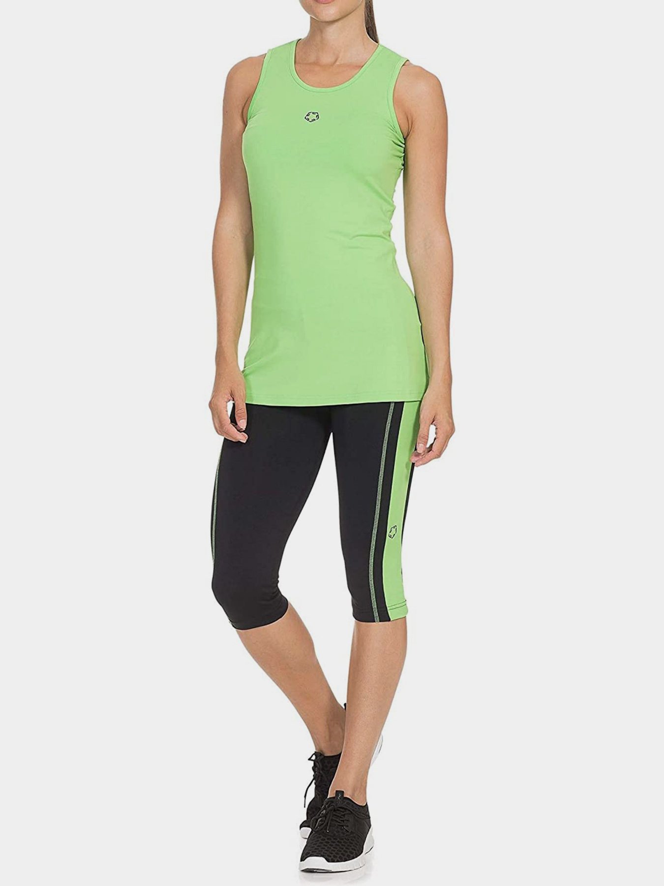 Велосипедки Gregster модель 12208_чорний з зеленим Фото