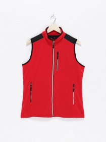 Жилет Gregster модель 11584_червоний з чорним Фото