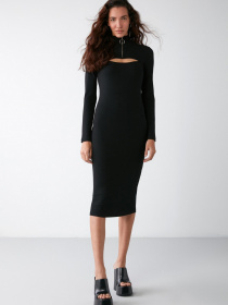 Платье миди Grimelange Agatha модель AGATHA01092022/Black Фото