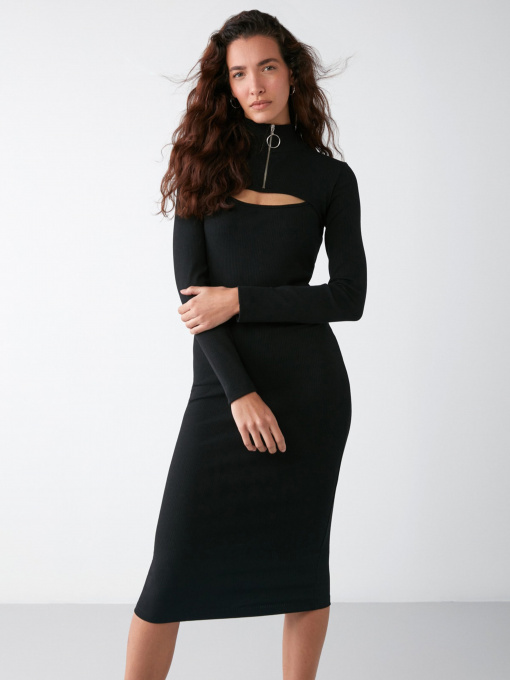 Сукня міді Grimelange Agatha модель AGATHA01092022/Black Фото