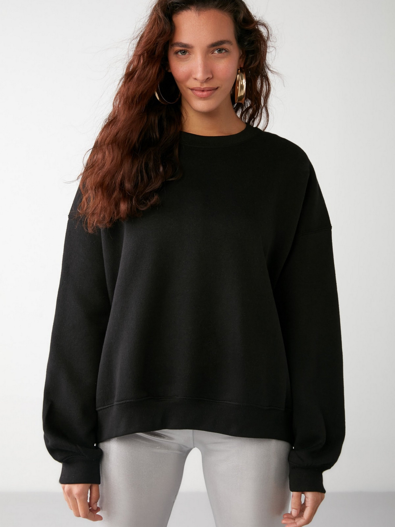 Свитшот Grimelange Susana модель SUSANA01092022/Black Фото