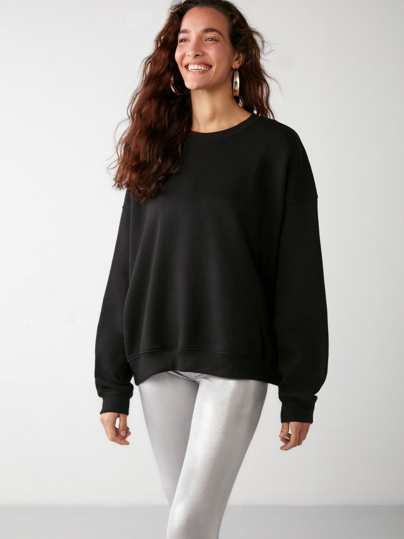 Свитшот Grimelange Susana модель SUSANA01092022/Black Фото