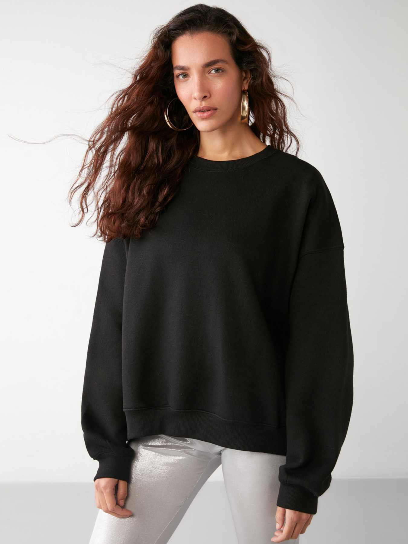 Світшот Grimelange Susana модель SUSANA01092022/Black Фото