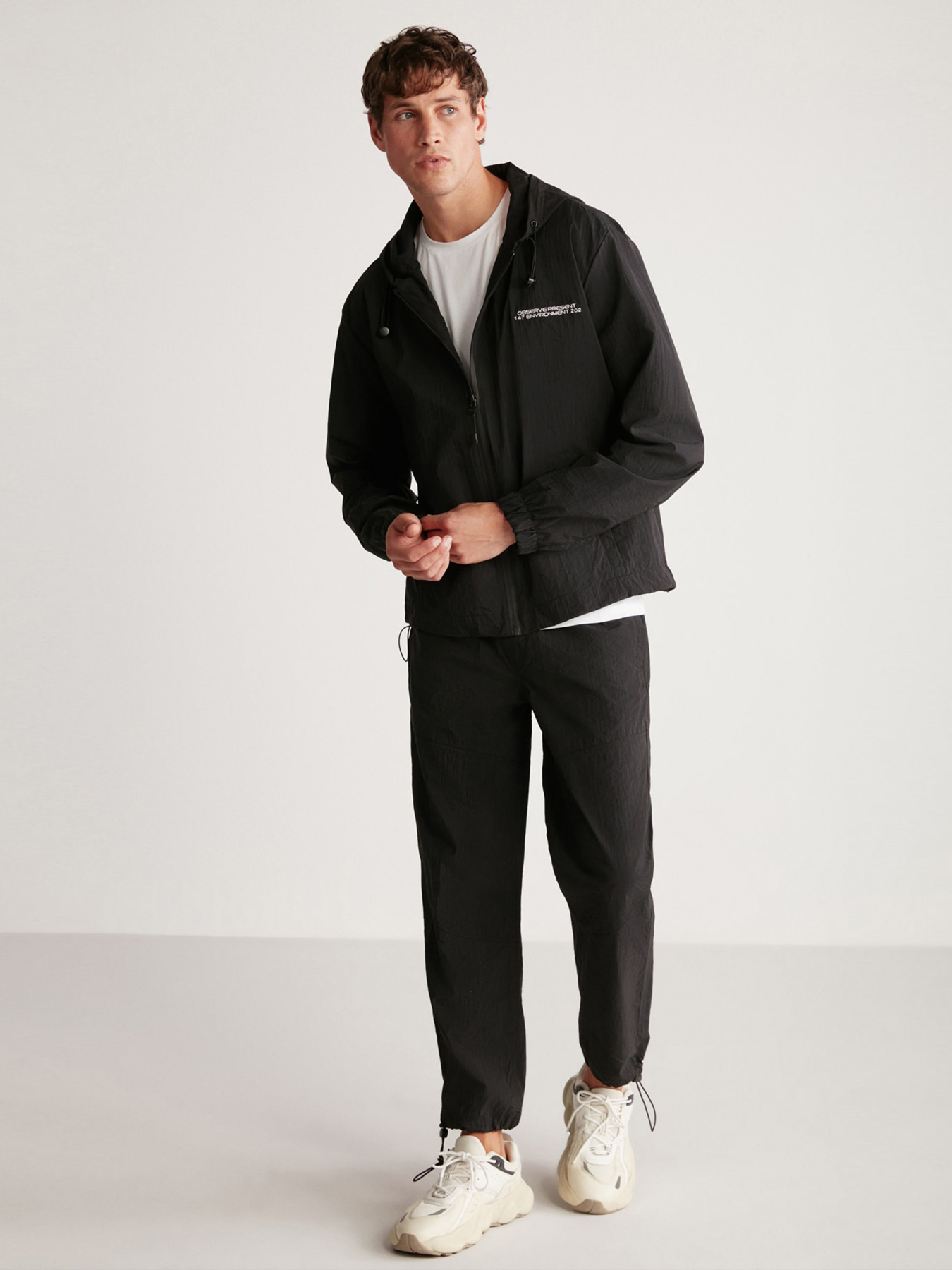 Джоггеры Grimelange Terry модель TERRY01042023/Black Фото