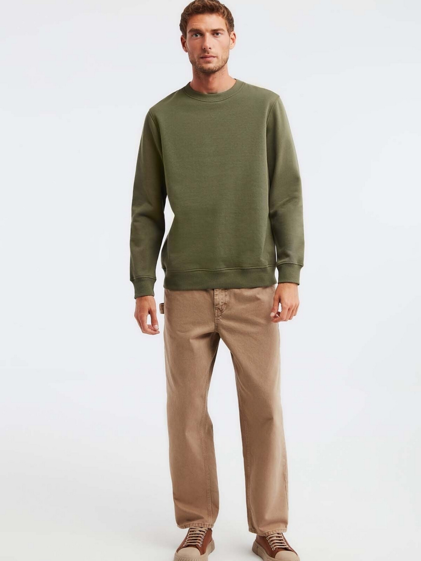 Свитшот Grimelange Travis модель TRAVIS11032021/Khaki Фото