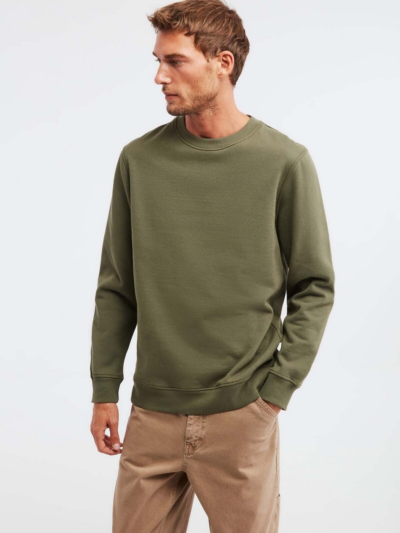 Свитшот Grimelange Travis модель TRAVIS11032021/Khaki Фото