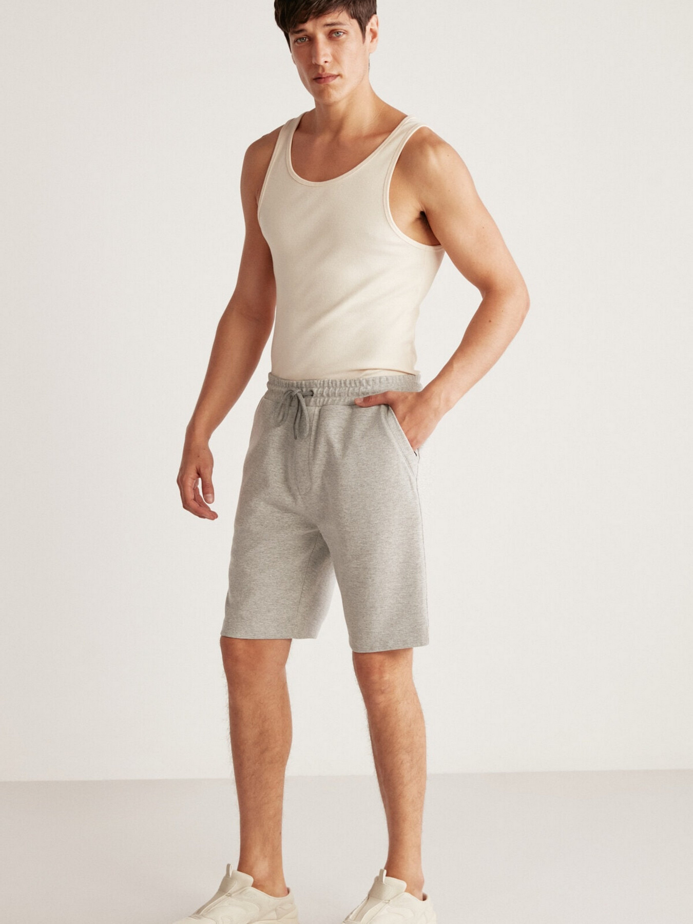 Шорты Grimelange Cami модель CAMI08052020/Light Grey Фото