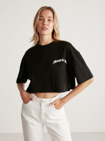 Футболка Grimelange Carissa модель CARISSA01042023/Black Фото