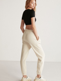 Джоггеры Grimelange Carroline модель CARROLINE01042023/Vanilla Фото