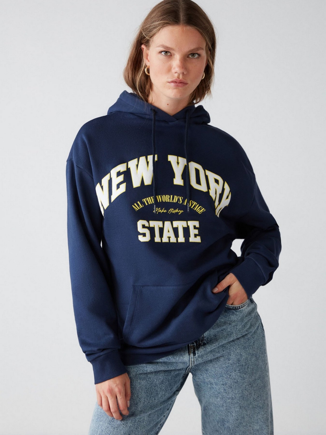 Худи Grimelange Alina модель ALINA01092022/Navy Blue Фото