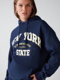 Худи Grimelange Alina модель ALINA01092022/Navy Blue Фото