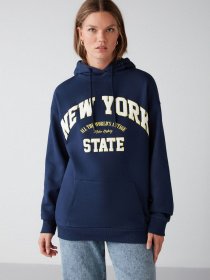 Худи Grimelange Alina модель ALINA01092022/Navy Blue Фото