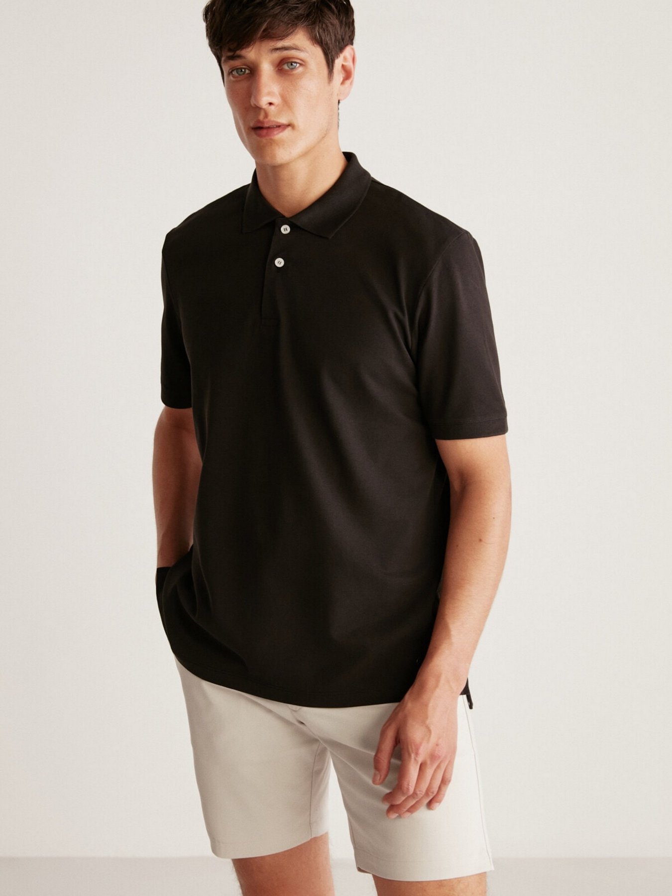 Поло Grimelange Chris модель CHRIS01042023/Black Фото