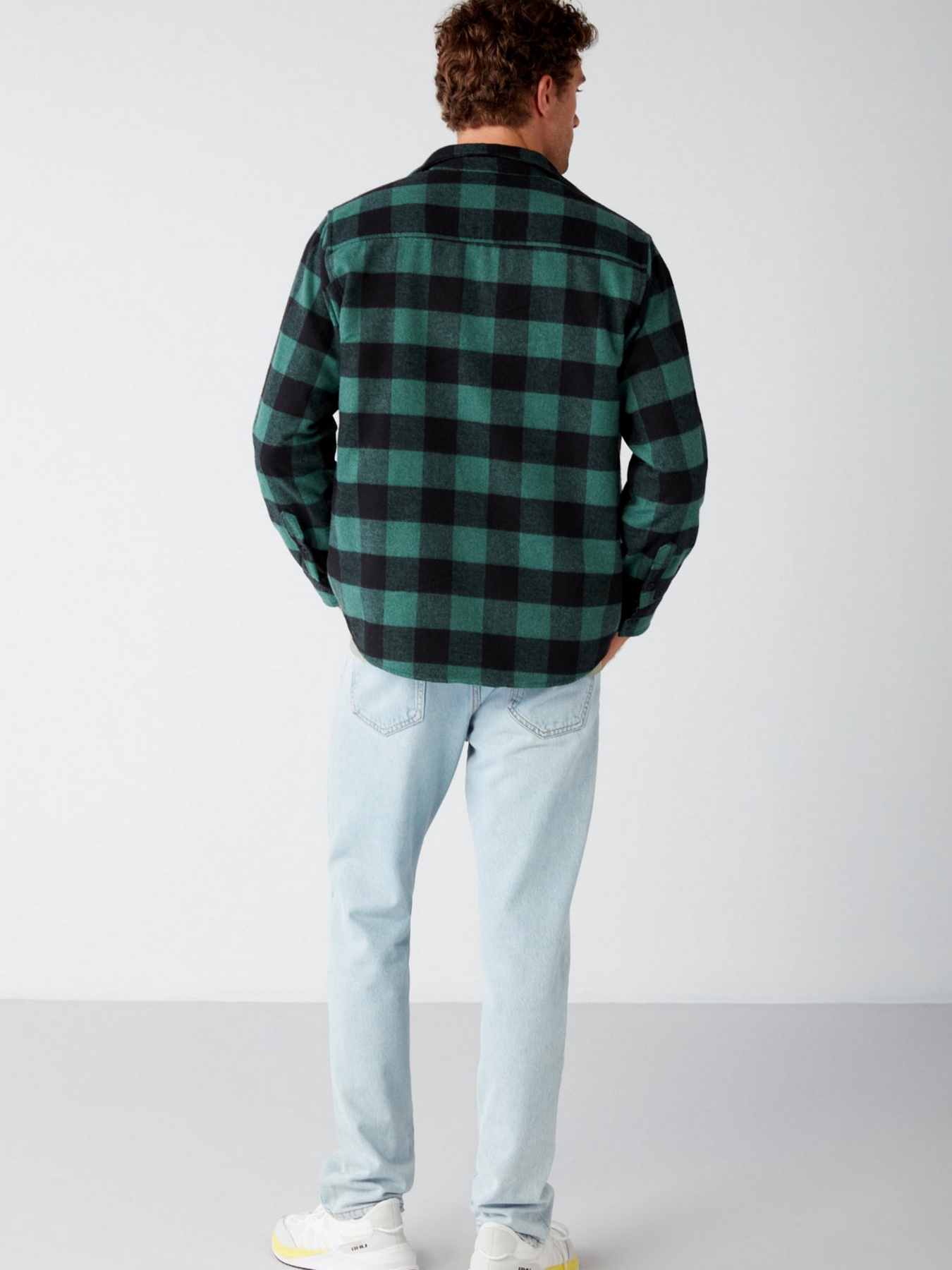 Сорочка повсякденна Grimelange Cullen модель CULLEN13092020/Green Фото