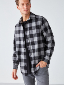 Рубашка Grimelange Cullen модель CULLEN13092020/Grey Фото