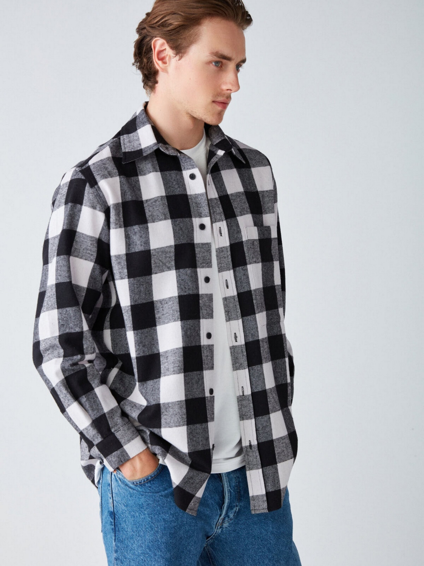 Рубашка Grimelange Cullen модель CULLEN13092020/White Фото