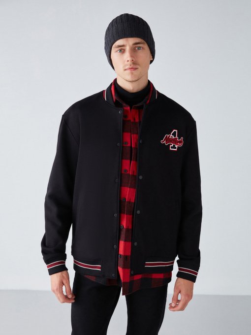 Бомбер Grimelange Dario модель DARIO01092022/Black Фото