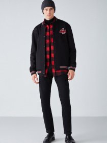 Бомбер Grimelange Dario модель DARIO01092022/Black Фото