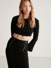 Топ Grimelange Darlene модель DARLENE01042023/Black Фото