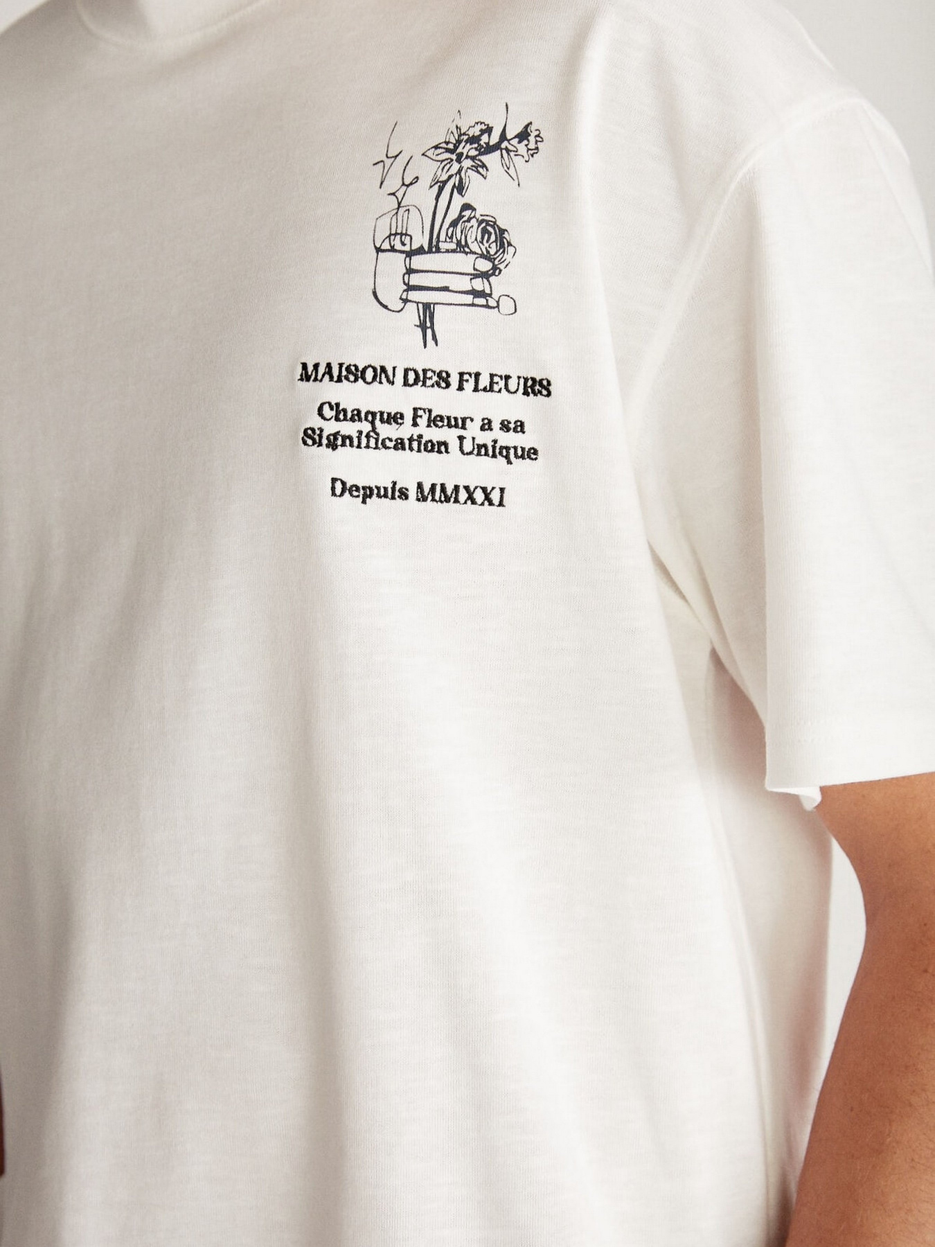 Футболка Grimelange Alonzo модель ALONZO01042023/Ecru Фото