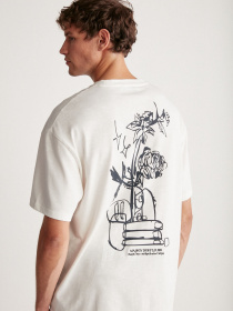 Футболка Grimelange Alonzo модель ALONZO01042023/Ecru Фото